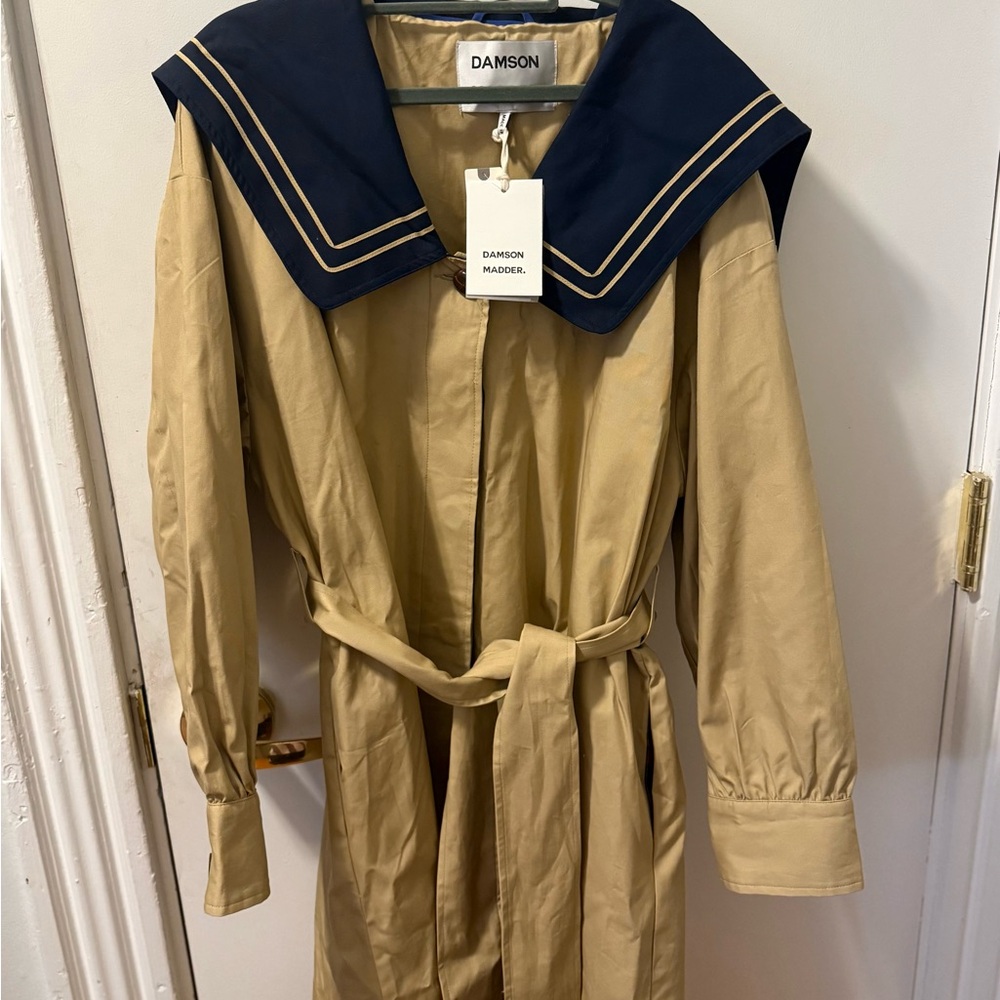 NWT Ella Trench Coat - Damson Madder - Picture 4 of 12